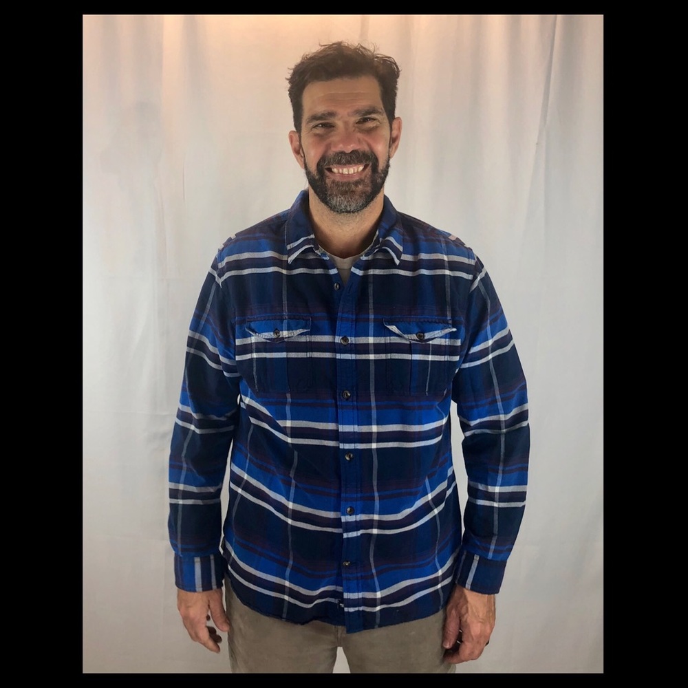 The North Face Plaid Button Down Shirt Size XL